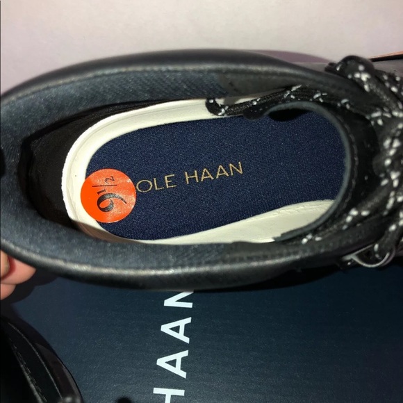 🔴SOLD🔴NEW Men’s Cole Haan Rugged Chukka Golden Oak Black - Picture 8 of 8